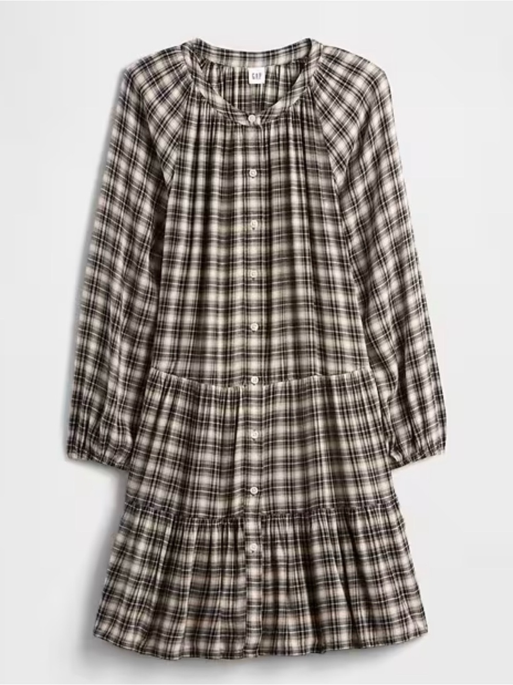 NWT GAP Relaxed Flannel Shirtdress Size M (read description)